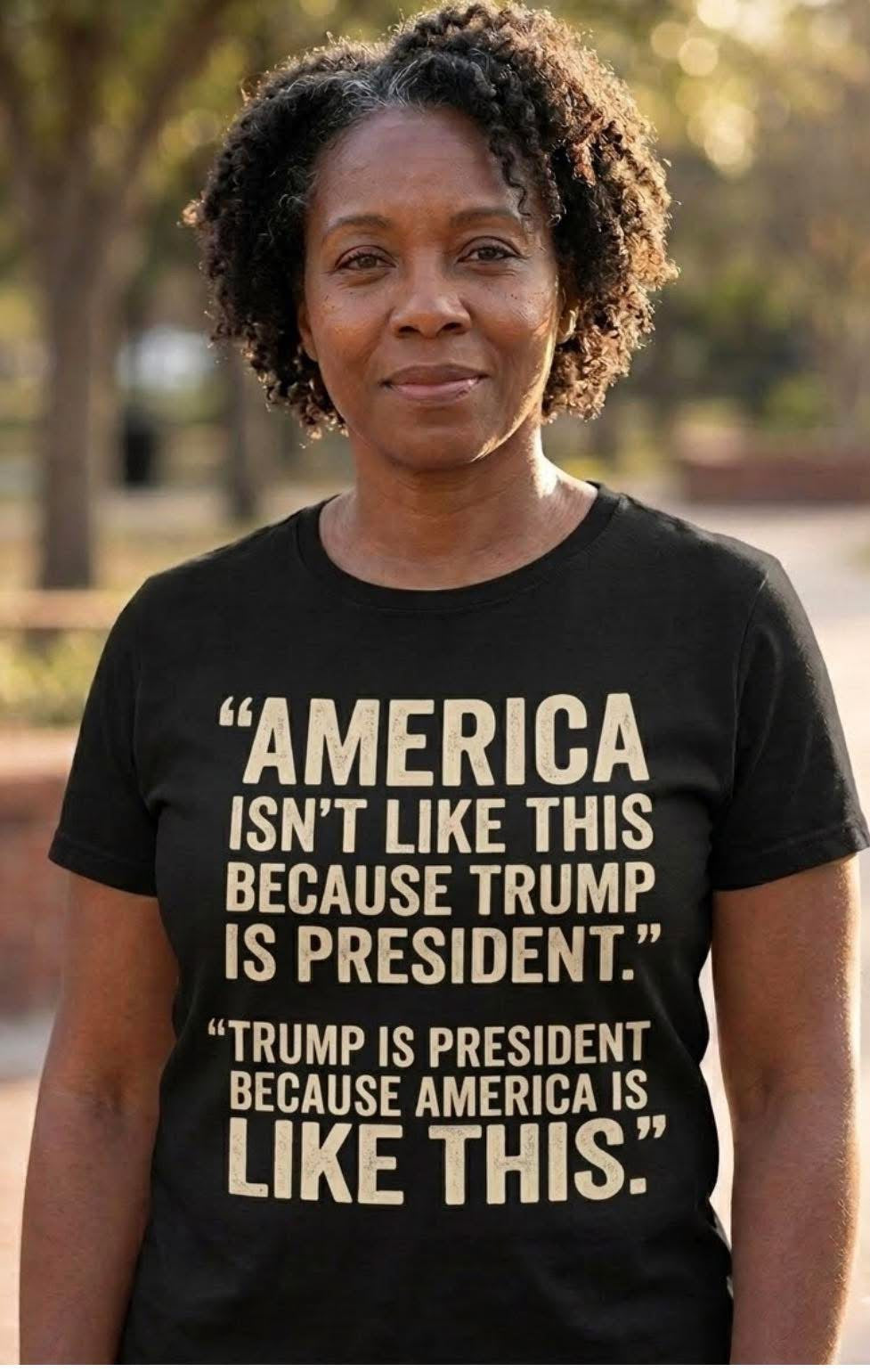 America isn’t like this because Trump is President…”