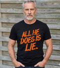 “All he does is lie”